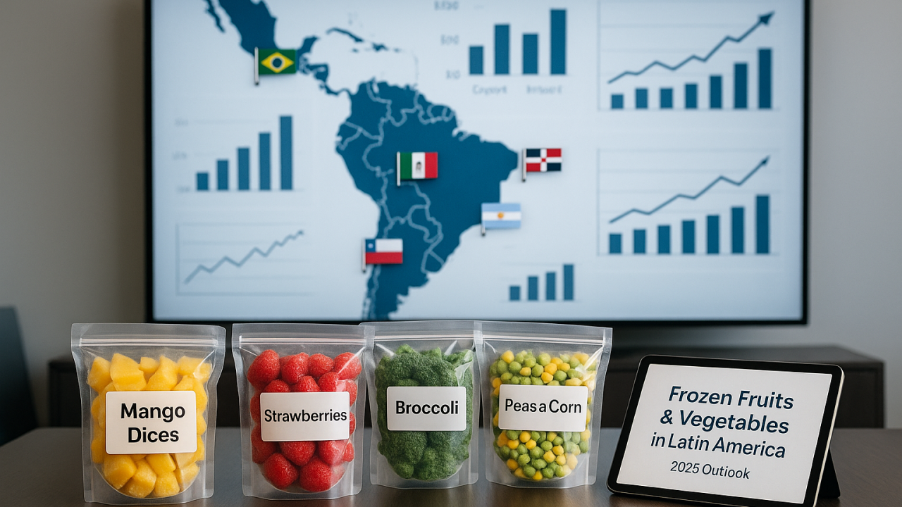 Frozen Fruits & Vegetables Market in Brazil, Chile, Argentina, Mexico, and the Dominican Republic (B2B Overview)